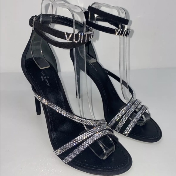 Limited edition Louis Vuitton crystal sandals - Picture 2 of 12